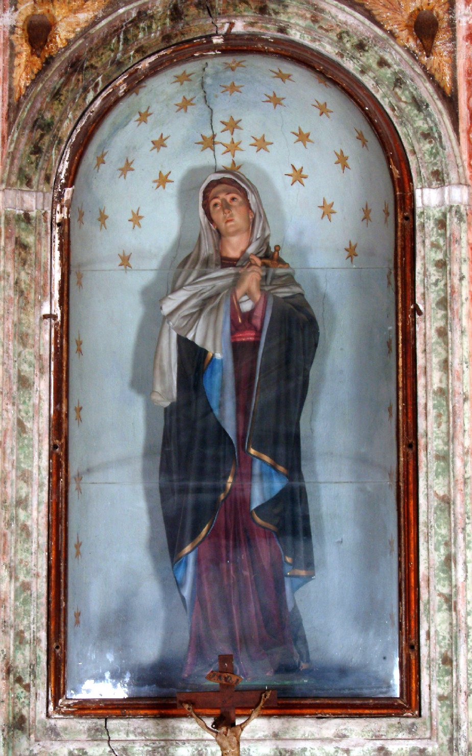 Madonna Addolorata (statua, opera isolata) - ambito italiano (prima metà sec. XX)