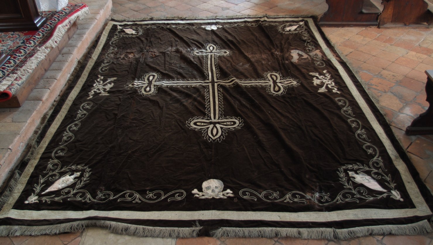 coltre funebre, opera isolata - manifattura lombarda (fine/inizio secc. XIX/ XX)