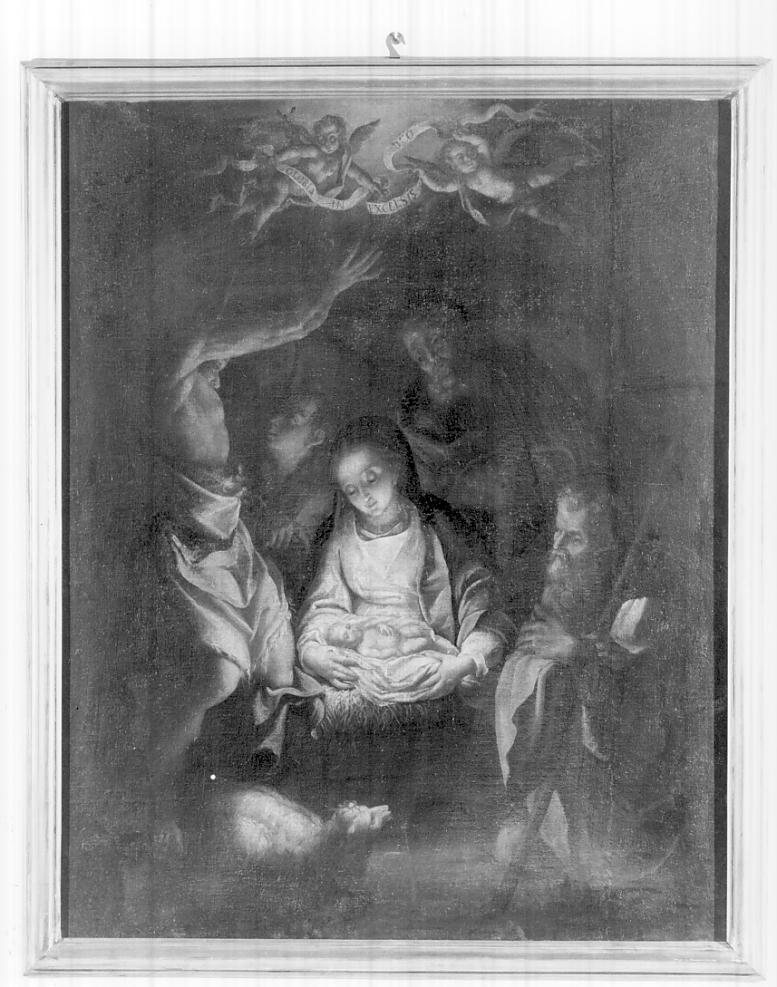 natività di Gesù (dipinto, opera isolata) - ambito italiano (inizio sec. XVIII)