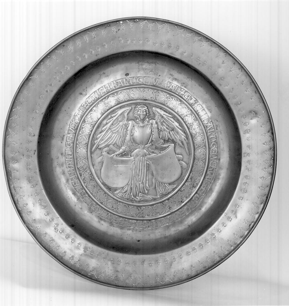 piatto, opera isolata - ambito tedesco (sec. XVI)