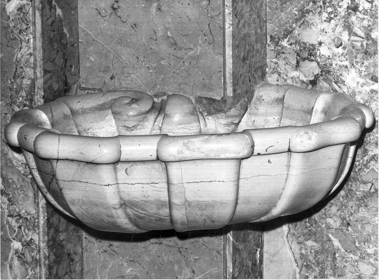 acquasantiera, coppia - ambito italiano (sec. XVIII)