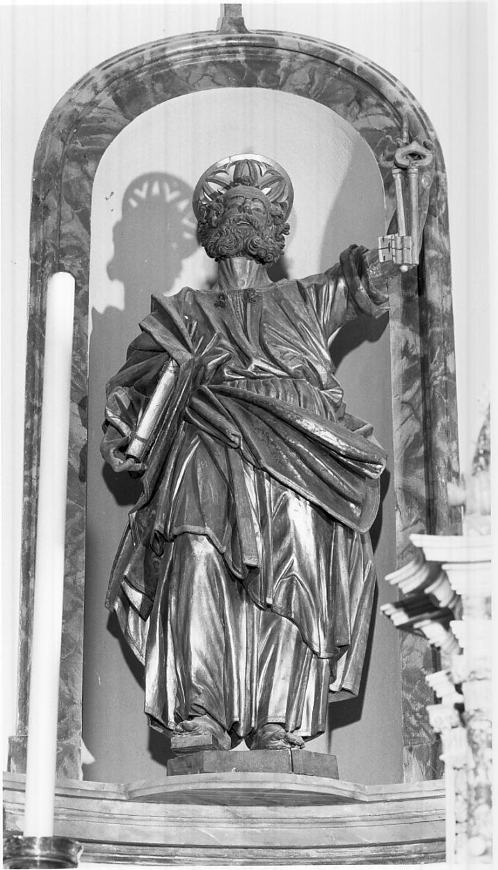 San Pietro (statua, opera isolata) di Ramus Pietro (bottega) (sec. XVII)