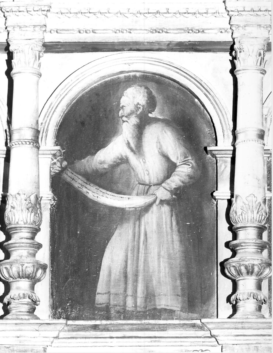 Profeta Michea (dipinto, elemento d'insieme) di Romani Girolamo detto Romanino (sec. XVI)