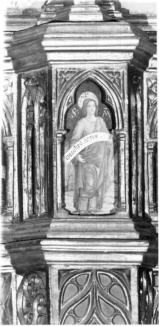 San Matteo (dipinto, elemento d'insieme) - ambito Italia settentrionale (fine sec. XV)