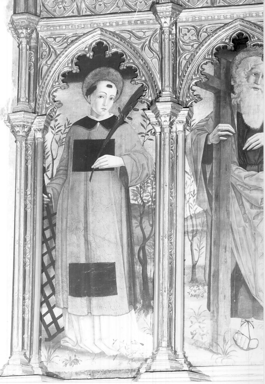 San Lorenzo (dipinto, elemento d'insieme) - ambito Italia settentrionale (fine sec. XV)