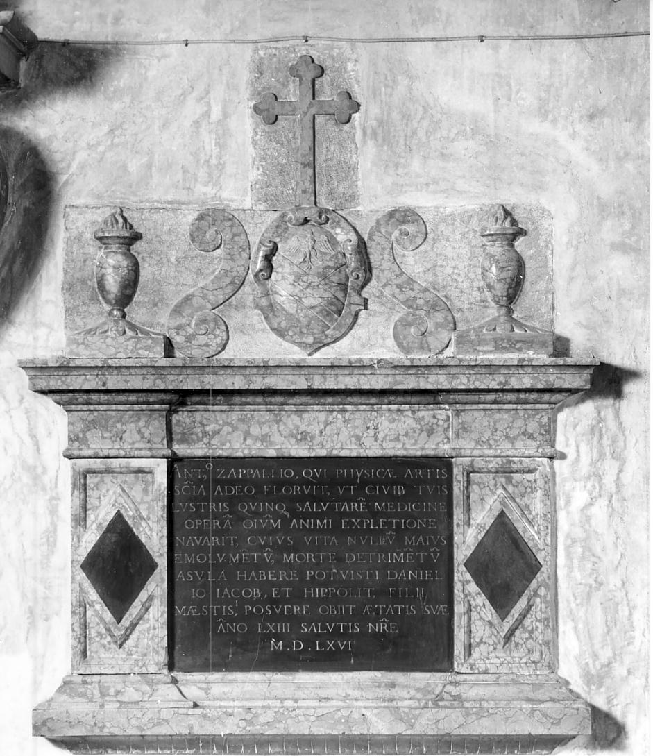 Antonio Zappaglio (monumento funebre, opera isolata) - ambito Italia settentrionale (sec. XVI)