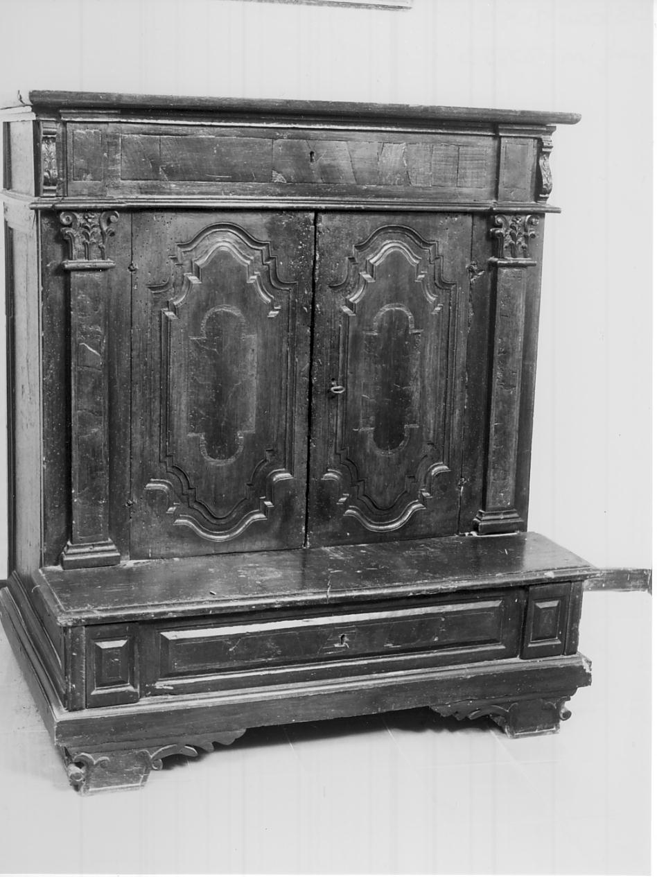 inginocchiatoio, opera isolata - ambito bresciano (metà sec. XVIII)