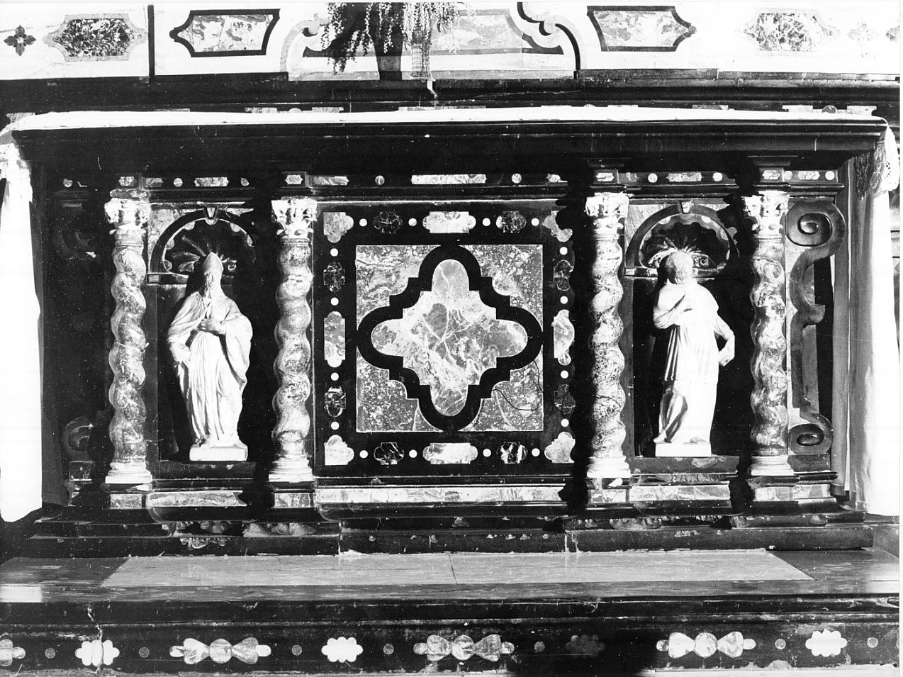 mensa d'altare, opera isolata - ambito Italia settentrionale (sec. XVII)