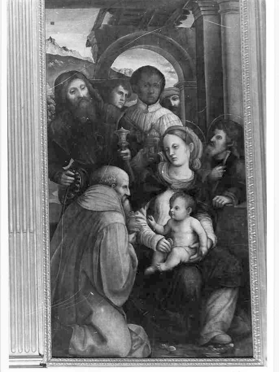 epifania (dipinto, opera isolata) di Caylina Paolo detto Paolo Zoppo (attribuito) (sec. XVI)