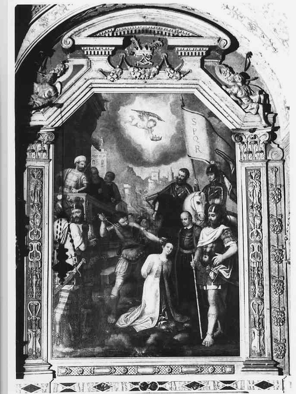 decorazione plastico-architettonica, insieme - ambito bresciano (inizio sec. XVI)