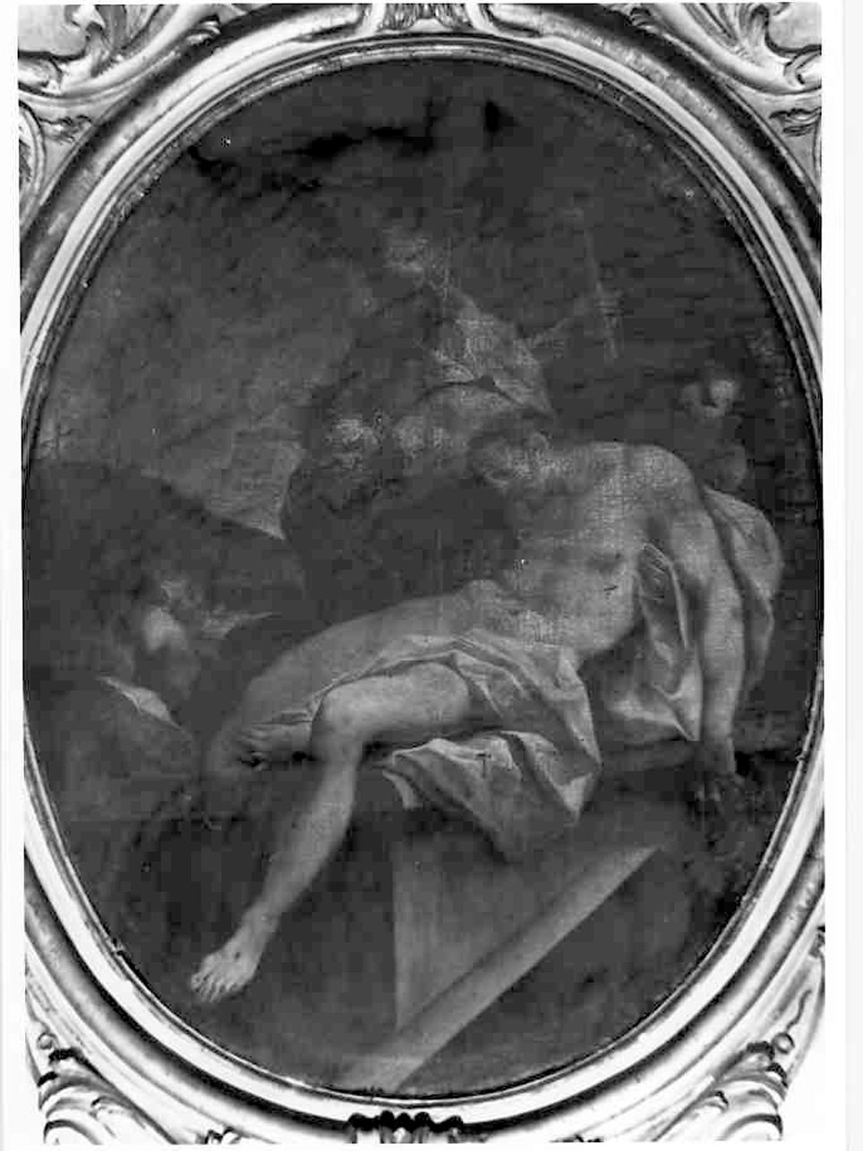 Deposizione (dipinto, opera isolata) di Tortelli Giuseppe (attribuito) (sec. XVII)