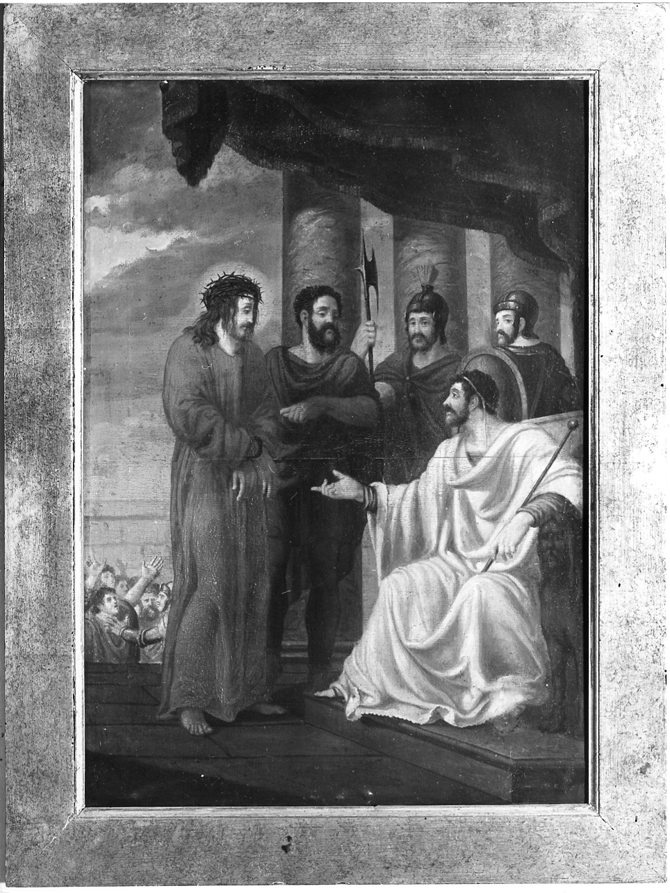 stazioni della via crucis (dipinto, serie) di Ogliani Luigi (sec. XIX)