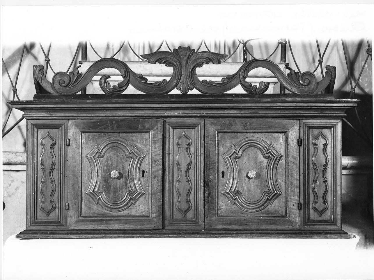 mobile, elemento d'insieme - ambito lombardo (sec. XVIII)