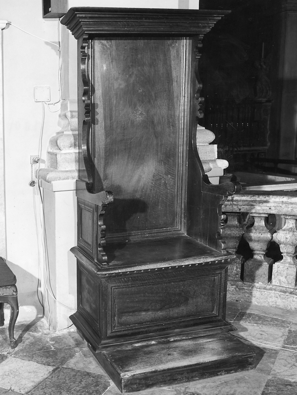 cattedra, opera isolata di Moro Benedetto (sec. XVII)