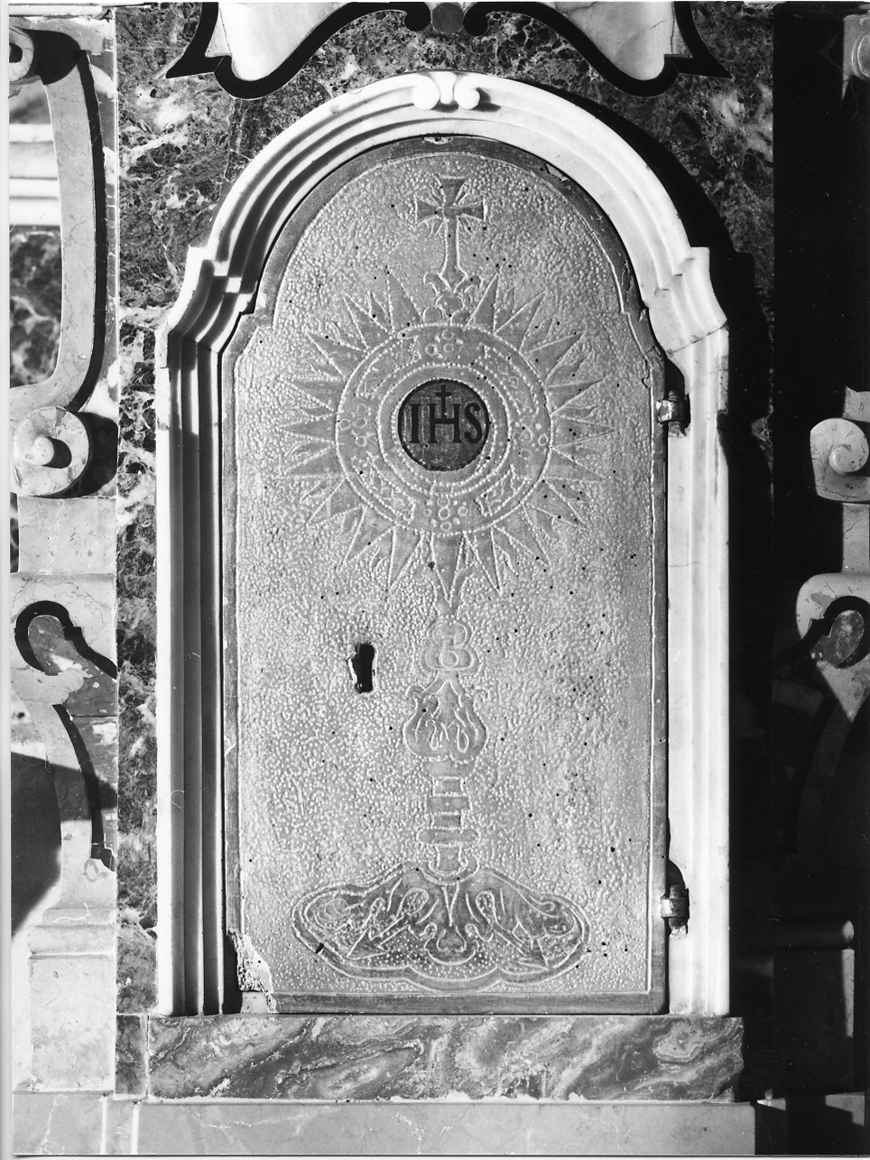 sportello di tabernacolo, elemento d'insieme - ambito mantovano (sec. XVIII)