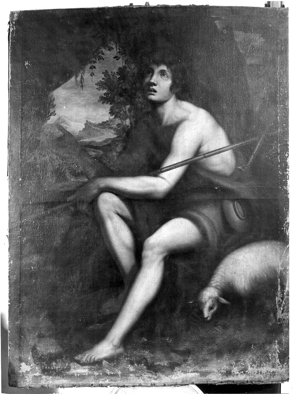 San Giovanni Battista (dipinto, opera isolata) - ambito lombardo (sec. XVII)