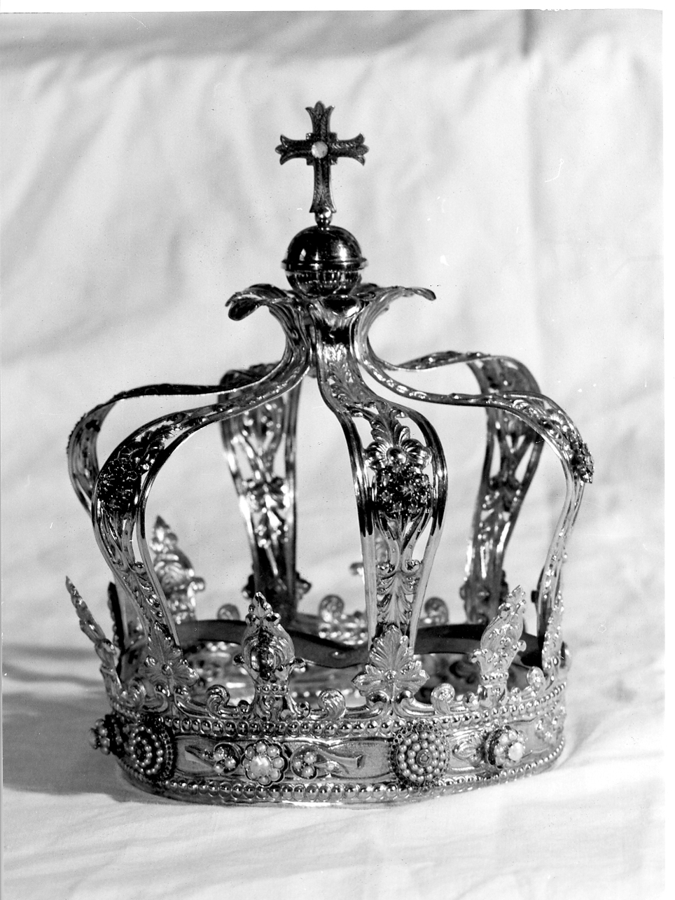 corona da statua, insieme - ambito bresciano (sec. XIX)