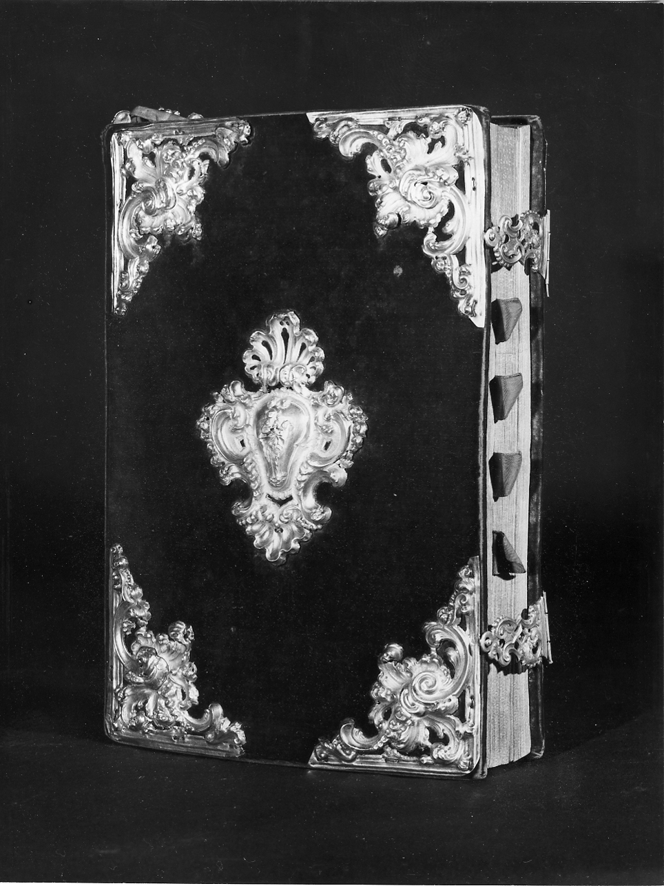 coperta di libro liturgico, opera isolata - ambito bresciano (sec. XVIII)