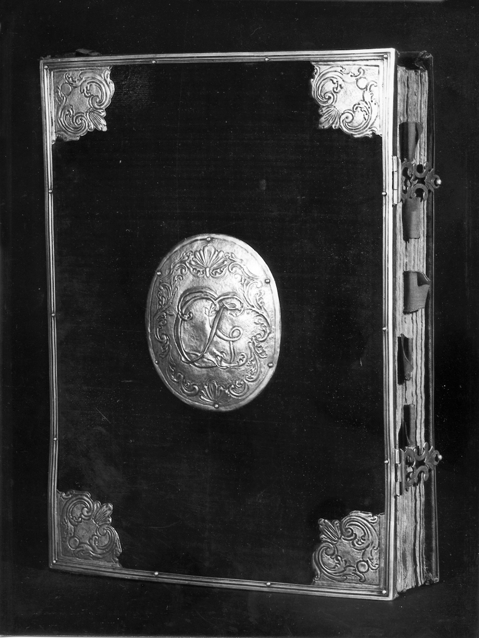 coperta di libro liturgico, opera isolata - ambito bresciano (seconda metà sec. XVIII)