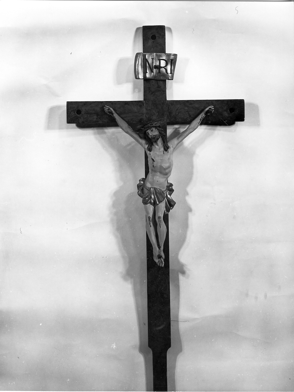 croce processionale, opera isolata - ambito mantovano (sec. XIX)