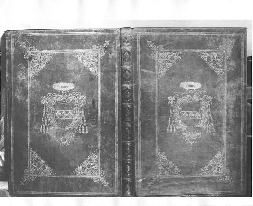 coperta di libro liturgico, opera isolata - ambito italiano (sec. XVII)