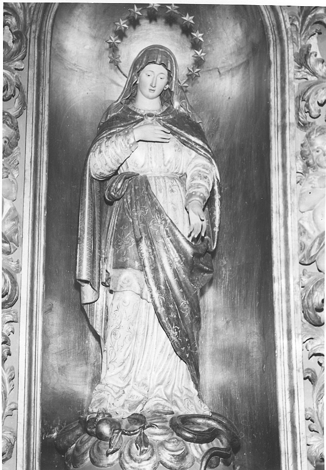 Madonna Immacolata (statua, opera isolata) - ambito italiano (fine sec. XVIII)