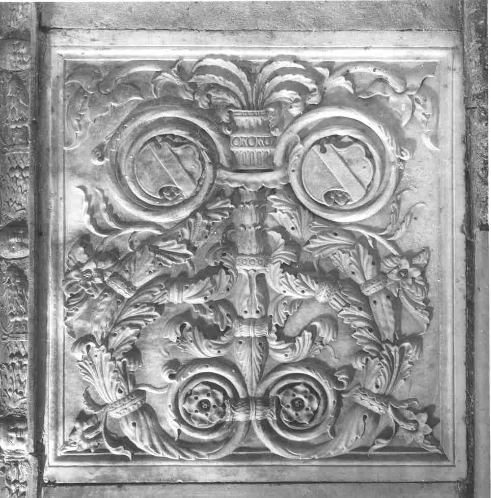 formella, elemento d'insieme - ambito bresciano (metà sec. XV)