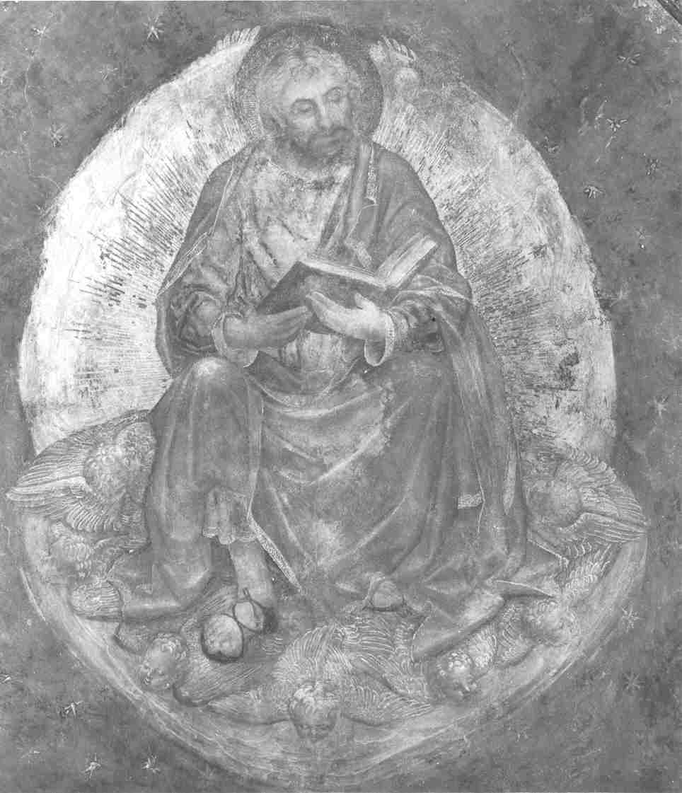 San Matteo Evangelista (dipinto, elemento d'insieme) di Foppa Vincenzo (sec. XV)