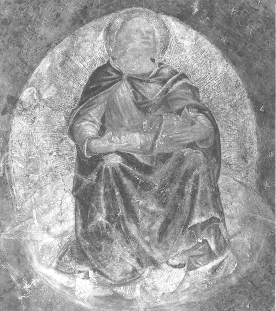 San Giovanni Evangelista (dipinto, elemento d'insieme) di Foppa Vincenzo (sec. XV)