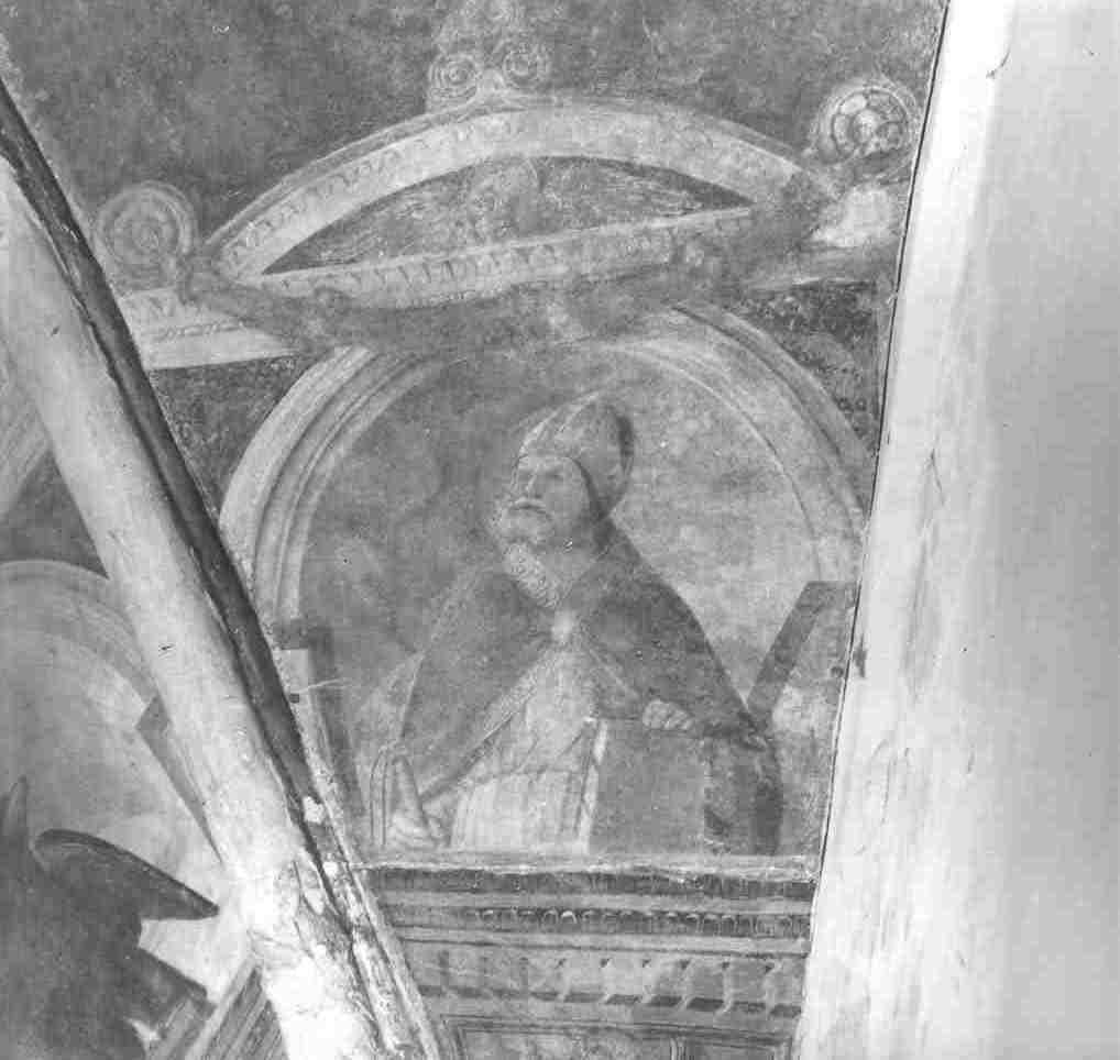 Sant'Ambrogio (dipinto, elemento d'insieme) di Foppa Vincenzo (sec. XV)