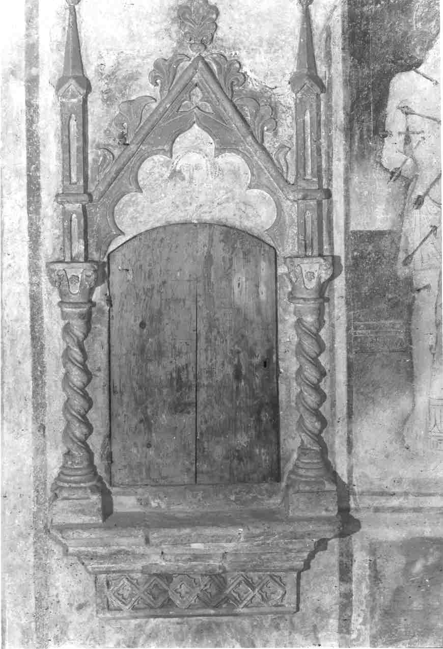 tabernacolo, opera isolata - ambito bresciano (prima metà sec. XV)