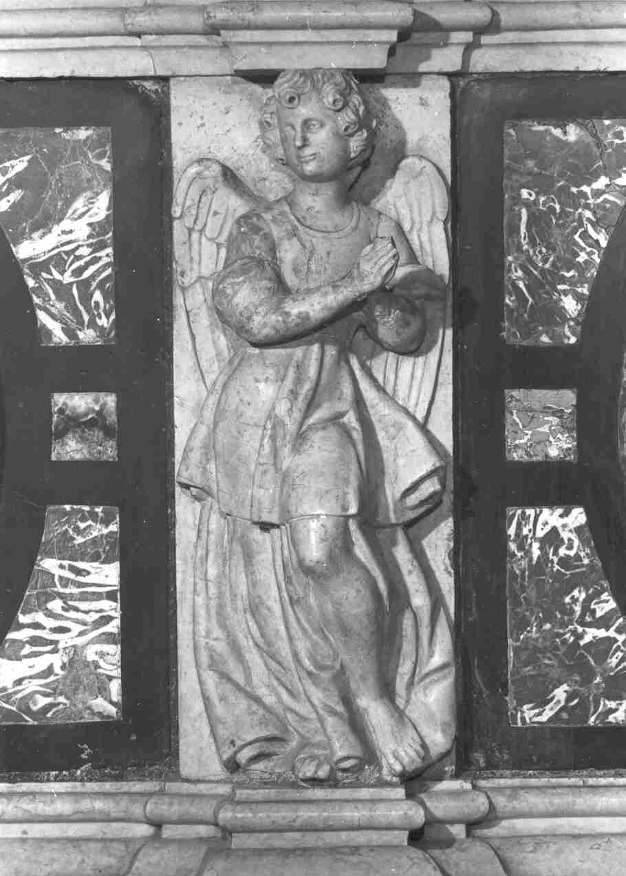 angelo (statua, elemento d'insieme) - ambito bresciano (sec. XVII)