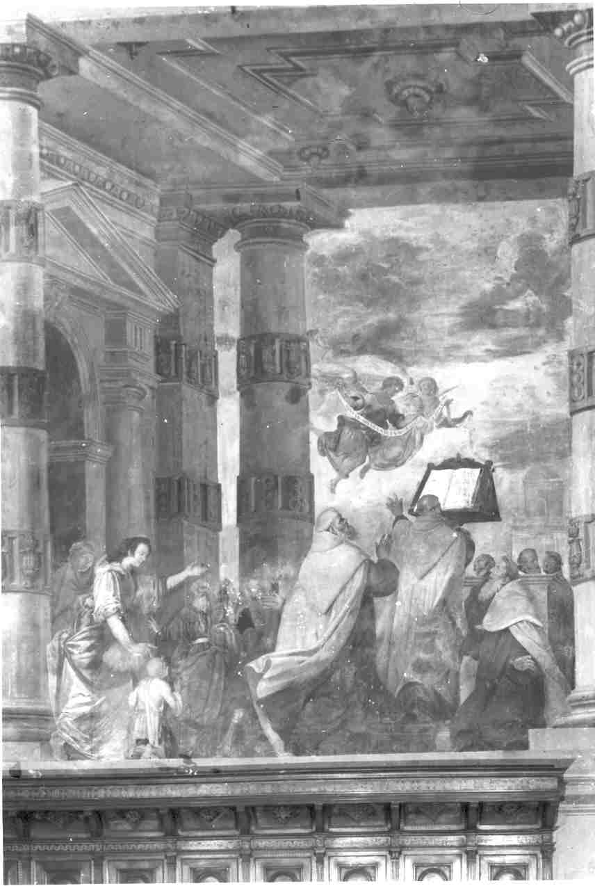 Sant'Alberto (dipinto, opera isolata) di Gandini Bernardino (attribuito), Amigoni Ottavio (attribuito), Bruni Domenico (sec. XVII)