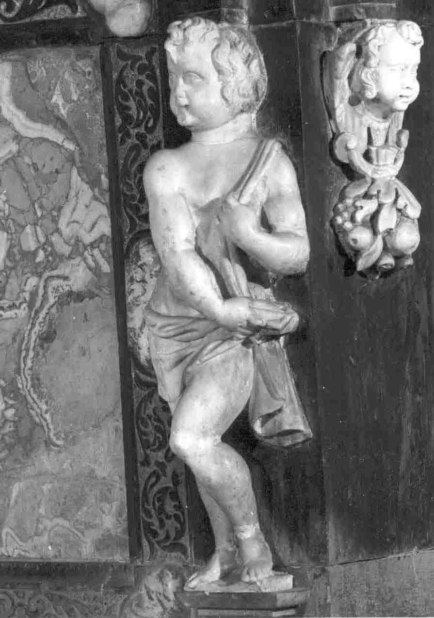 putto (statua, elemento d'insieme) - ambito bresciano (fine/inizio secc. XVI/ XVII)
