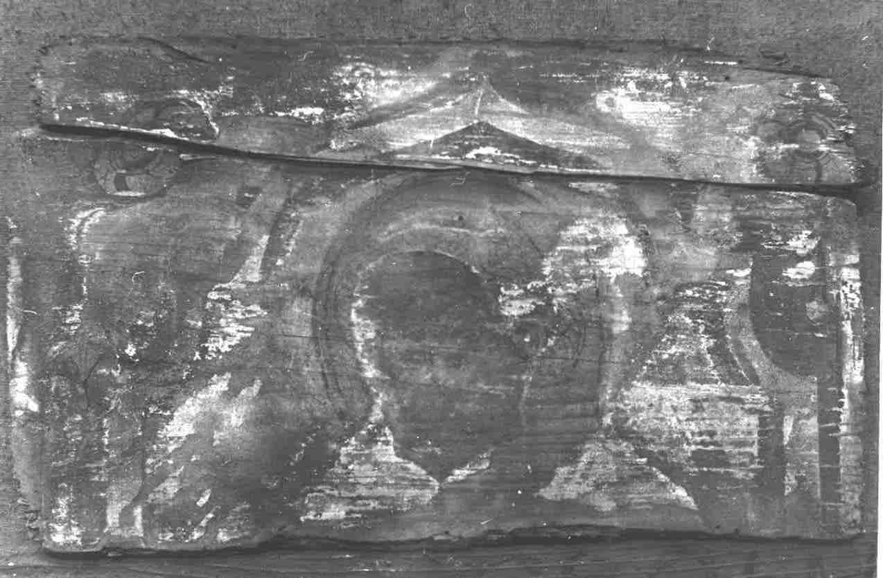 testa di santo (dipinto, opera isolata) - ambito bresciano (metà sec. XV)