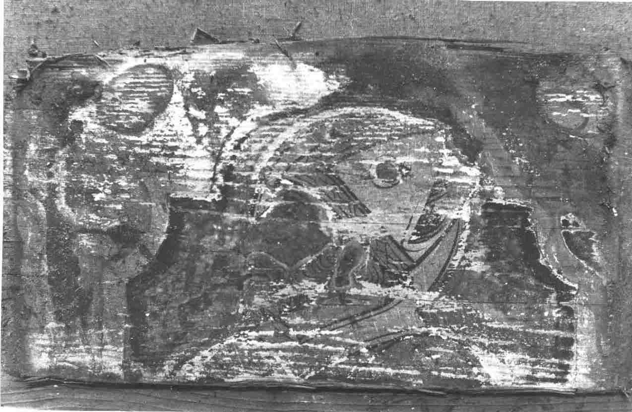 testa di vescovo (dipinto, opera isolata) - ambito bresciano (metà sec. XV)