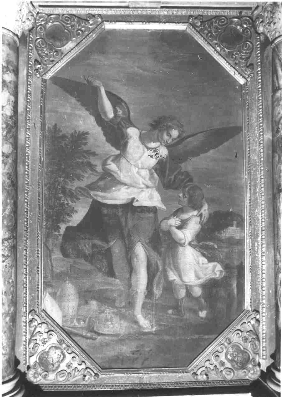 angelo custode (pala d'altare, opera isolata) di Gandino Antonio (inizio sec. XVII)