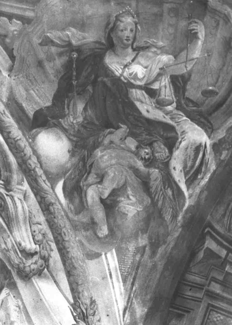 giustizia (dipinto, opera isolata) di Zugno Francesco (attribuito) (metà sec. XVIII)