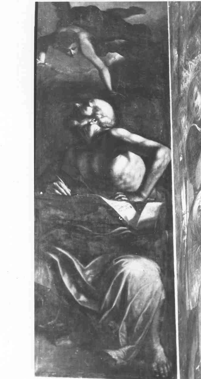 San Matteo Evangelista (dipinto, opera isolata) di Barbieri Francesco detto Sfrisato (sec. XVII)