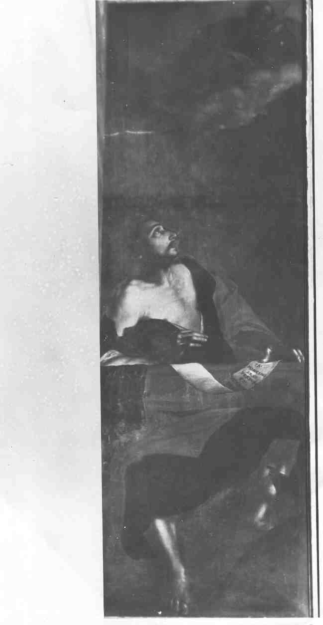 San Giovanni Evangelista (dipinto, opera isolata) di Barbieri Francesco detto Sfrisato (attribuito) (metà sec. XVII)