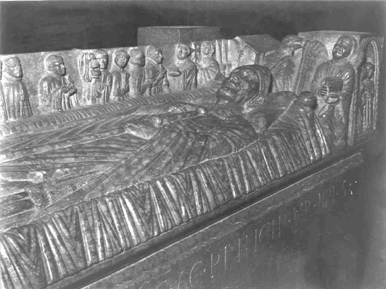 monumento funebre, opera isolata - bottega campionese (sec. XIV)