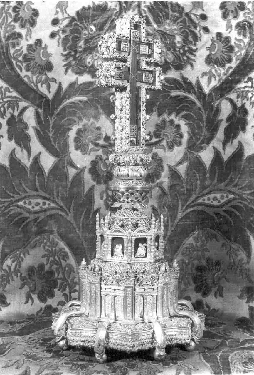 stauroteca, opera isolata di Bernardino delle Croci (sec. XV, sec. XVI)