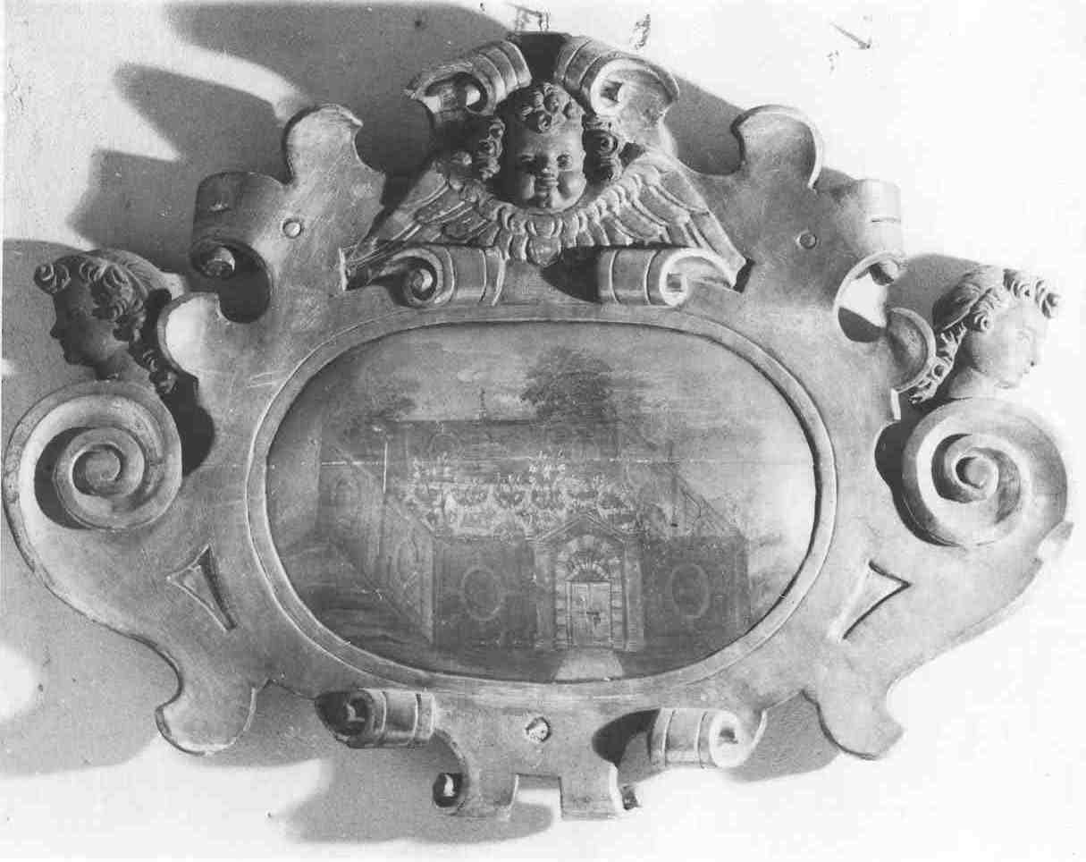 targa, opera isolata - bottega bresciana (prima metà sec. XVII)