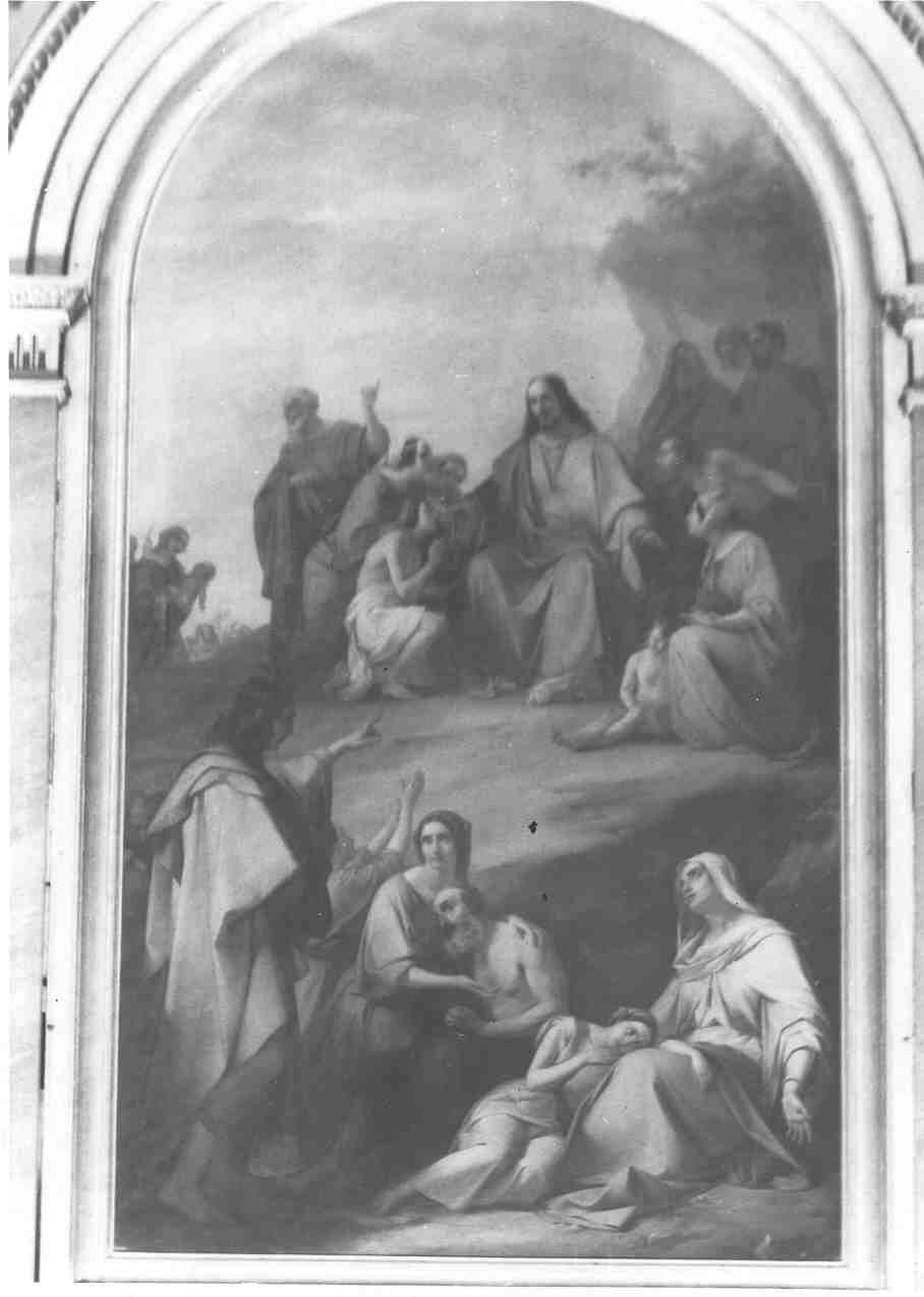 discorso della montagna (dipinto, opera isolata) di Grigoletti Michelangelo (sec. XIX)