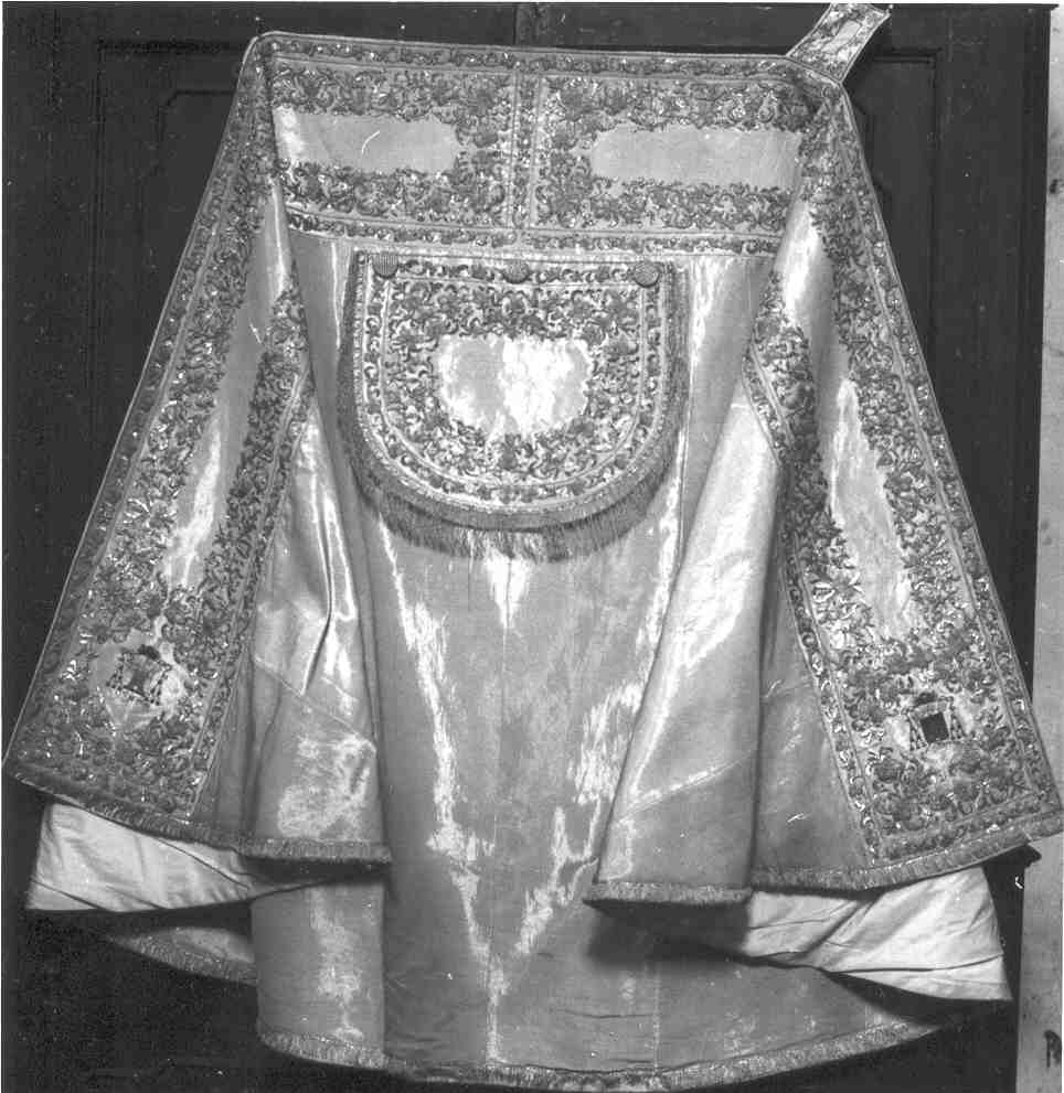 piviale, opera isolata - manifattura bresciana (sec. XVII)