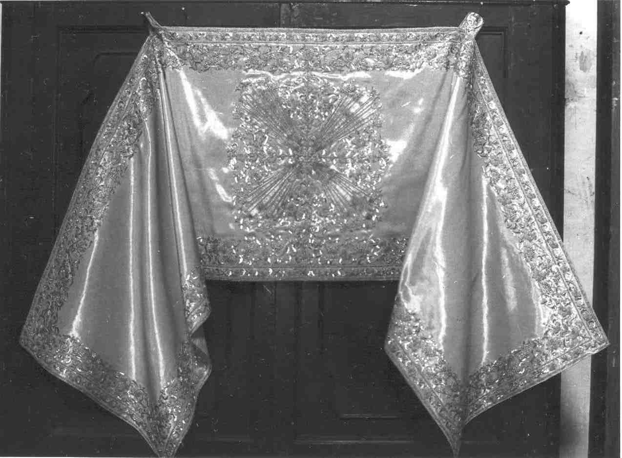 velo omerale, opera isolata - manifattura bresciana (inizio sec. XIX)