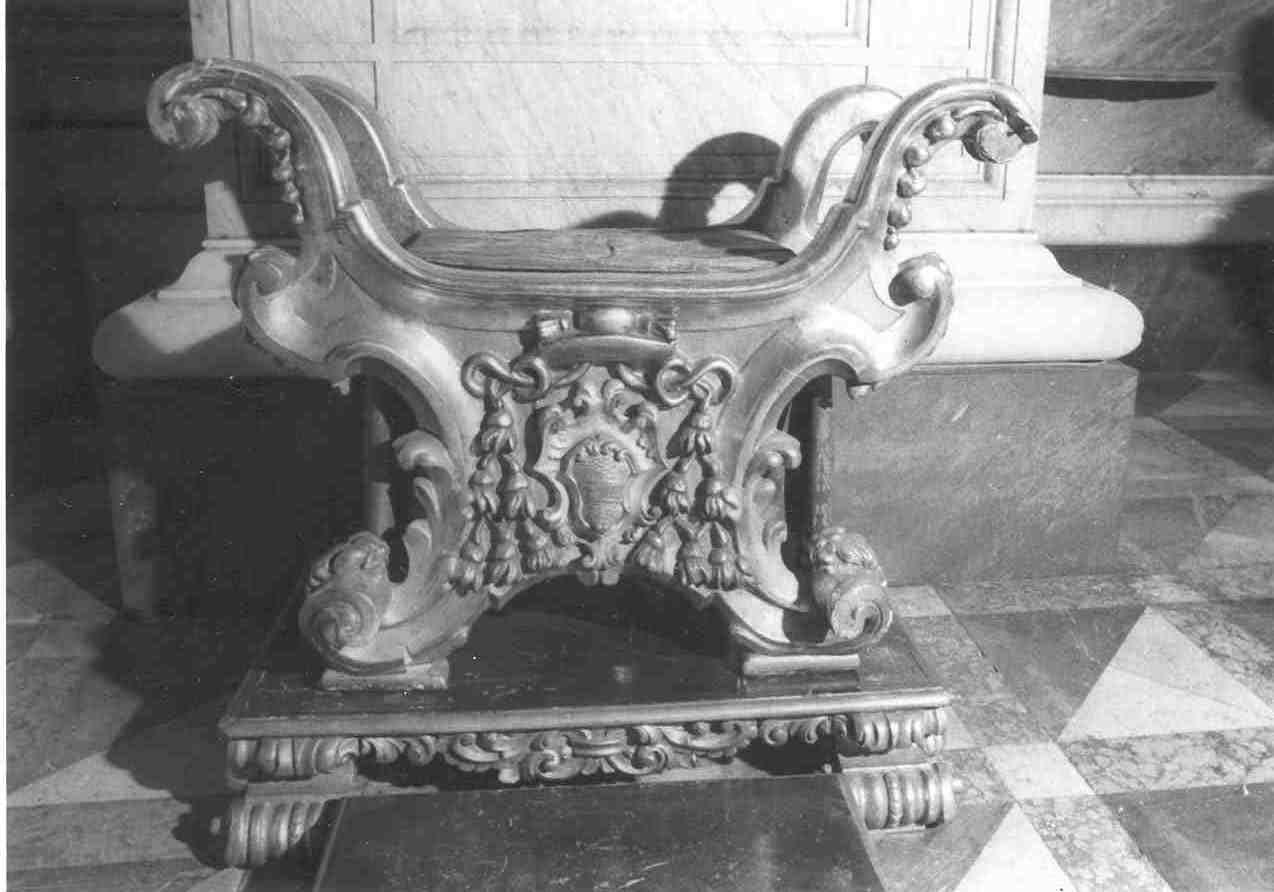 faldistorio, opera isolata - bottega bresciana (sec. XVIII)