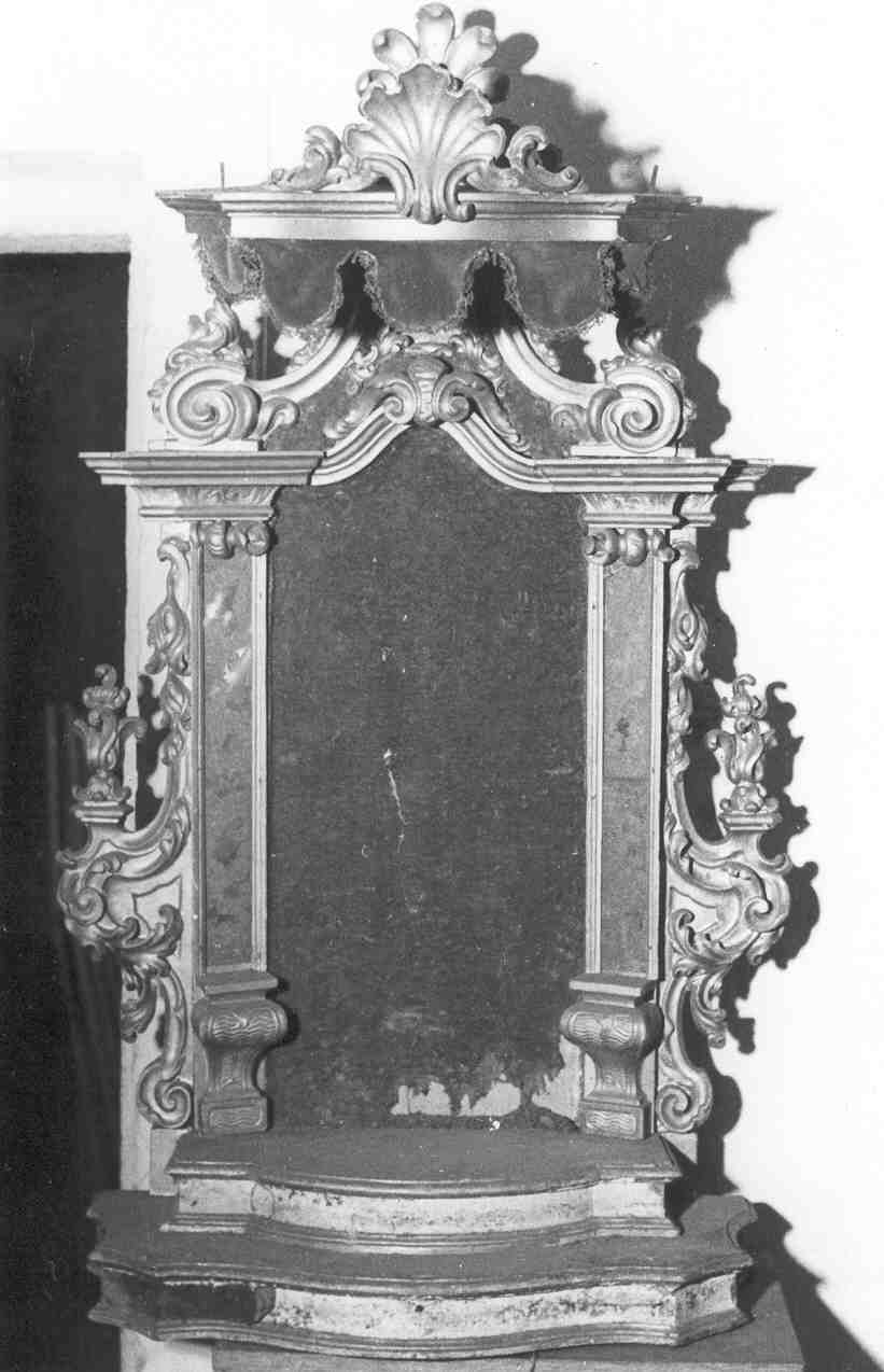 tronetto per esposizione eucaristica, opera isolata - bottega bresciana (sec. XVIII)