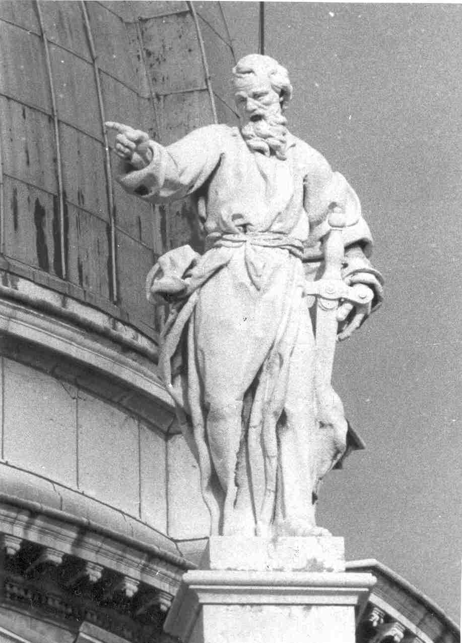 San Paolo (statua, opera isolata) di Carboni Giovanni Battista, Possenti Pier Giuseppe (sec. XVIII)