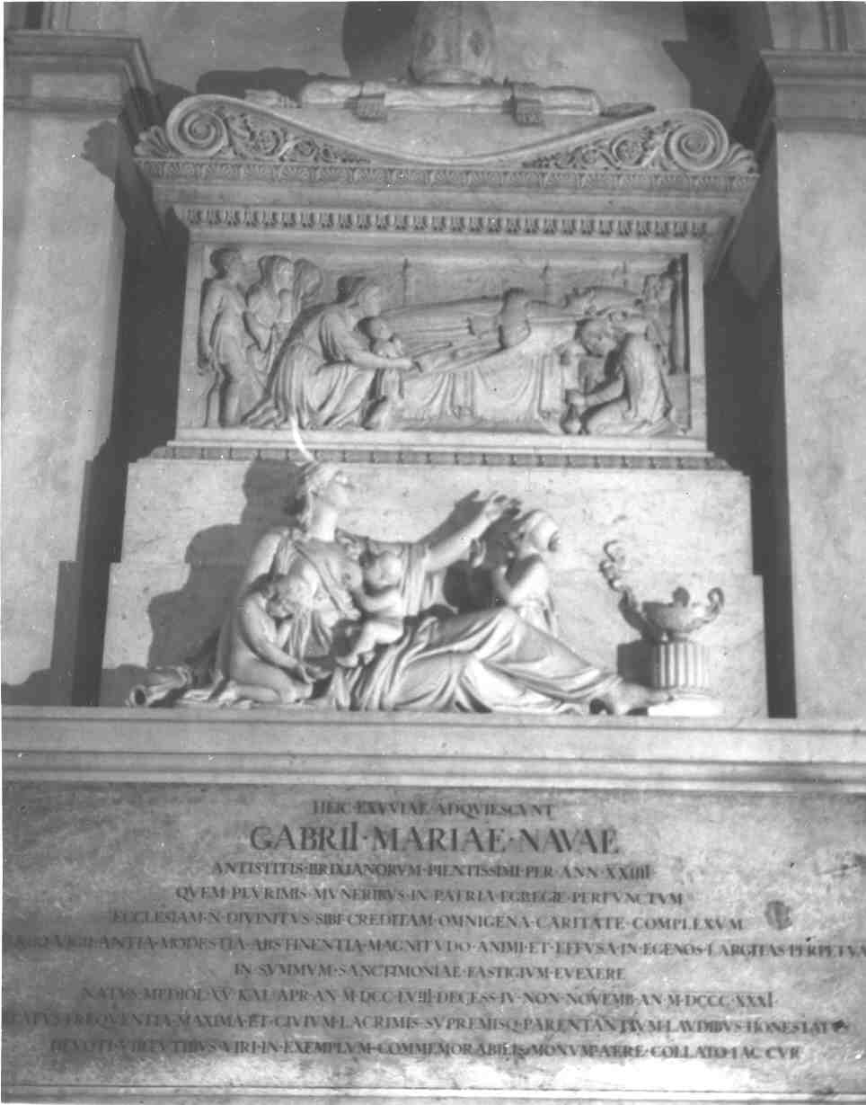 monumento funebre, opera isolata di Monti Gaetano Matteo (sec. XIX)